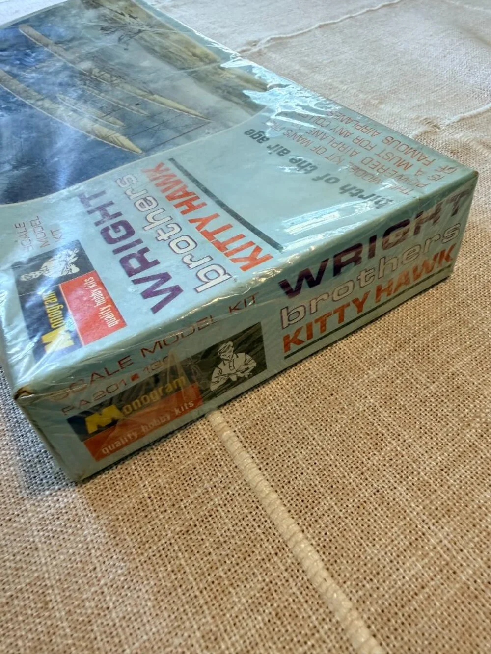 Vintage Toy Wright Brothers Kitty Hawk Monogram 1-50 Plastic Model Kit